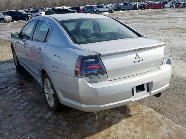 4A3AB76S35E038944 - 2005 MITSUBISHI GALANT GTS SILVER photo 3