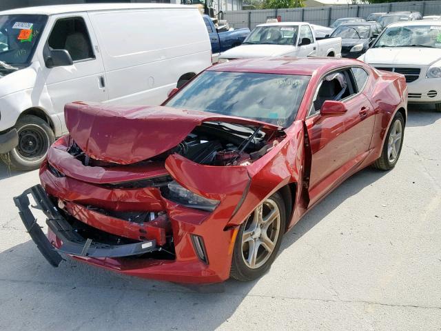 1G1FA1RX3H0110526 - 2017 CHEVROLET CAMARO LS RED photo 2