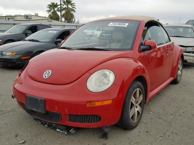 3VWPF31Y76M313391 - 2006 VOLKSWAGEN NEW BEETLE Rot Foto 2