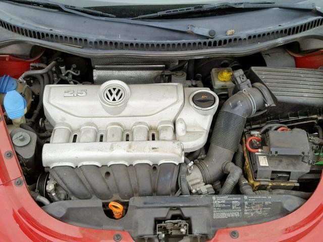 3VWPF31Y76M313391 - 2006 VOLKSWAGEN NEW BEETLE Rot Foto 7