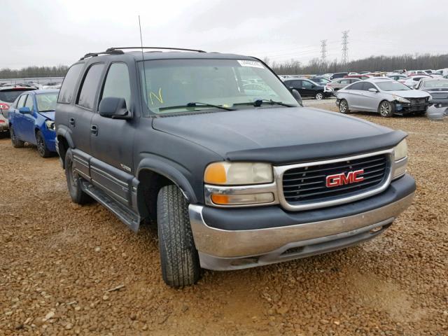 1GKEC13T81J182314 - 2001 GMC YUKON BLACK photo 1