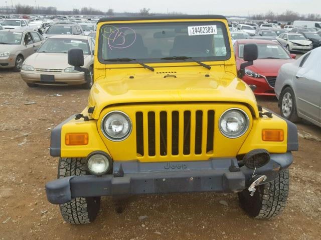 1J4FA49S23P373324 - 2003 JEEP WRANGLER / YELLOW photo 7