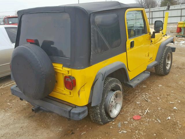 1J4FA49S23P373324 - 2003 JEEP WRANGLER / YELLOW photo 9