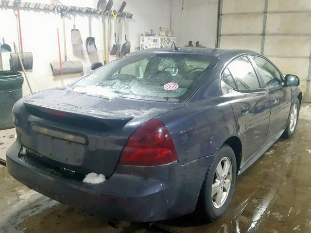 2G2WP552081137022 - 2008 PONTIAC GRAND PRIX BLUE photo 4