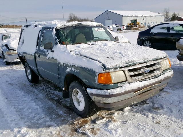 1FTCR10A4TUD72889 - 1996 FORD RANGER GREEN photo 1