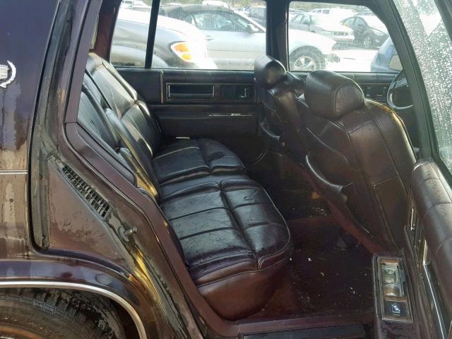 1G6CD6982G4350538 - 1986 CADILLAC DEVILLE BA BROWN photo 6