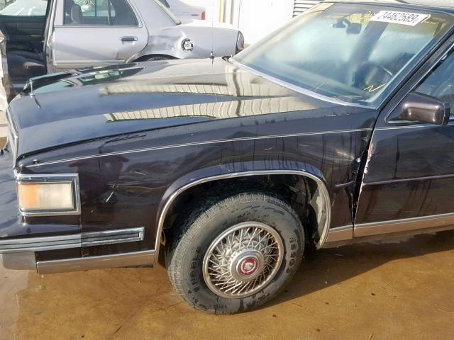 1G6CD6982G4350538 - 1986 CADILLAC DEVILLE BA BROWN photo 9