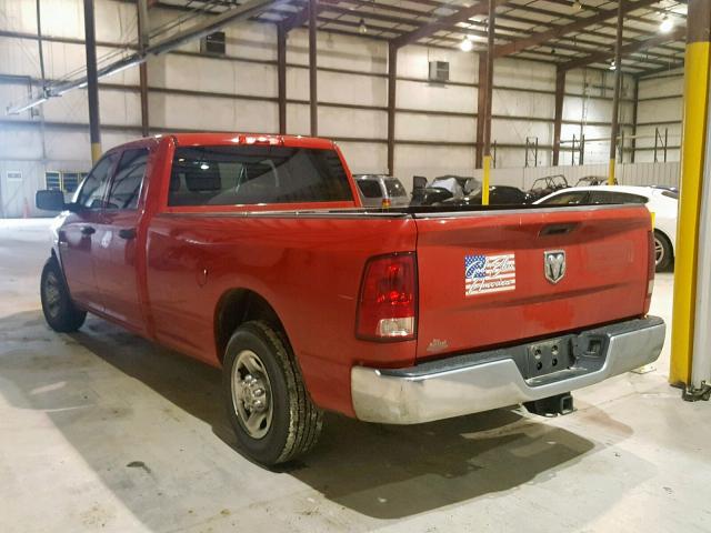 3C6TR4HT3DG605650 - 2013 RAM 2500 ST RED photo 3