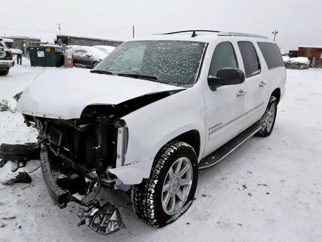 1GKFC06259R254021 - 2009 GMC YUKON XL D WHITE photo 2