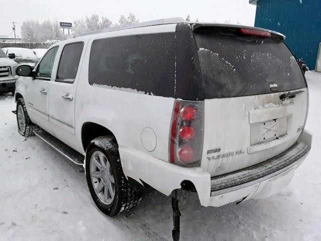 1GKFC06259R254021 - 2009 GMC YUKON XL D WHITE photo 3