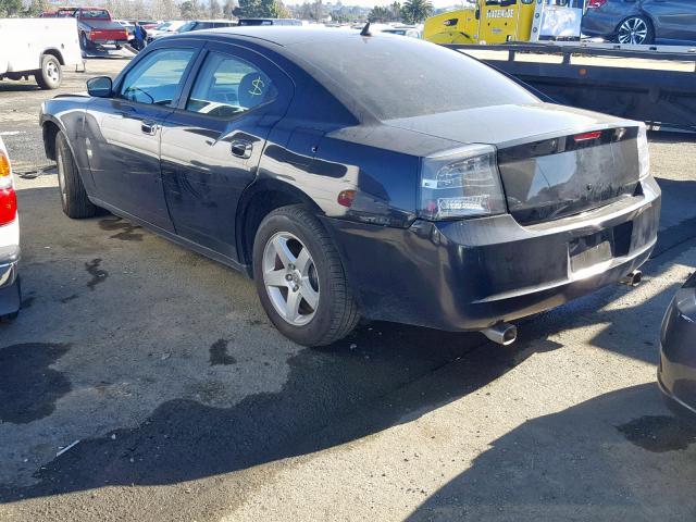 2B3KA43D39H514916 - 2009 DODGE CHARGER BLACK photo 3