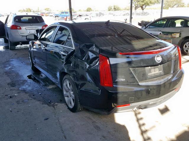 1G6AA5RA0E0188250 - 2014 CADILLAC ATS BLACK photo 3