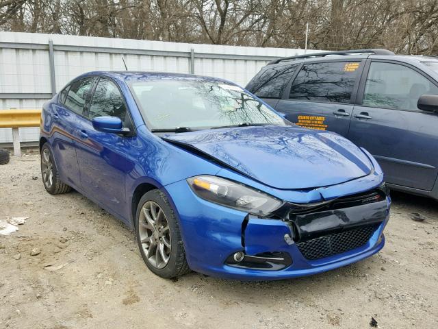 1C3CDFBBXED831755 - 2014 DODGE DART SXT BLUE photo 1