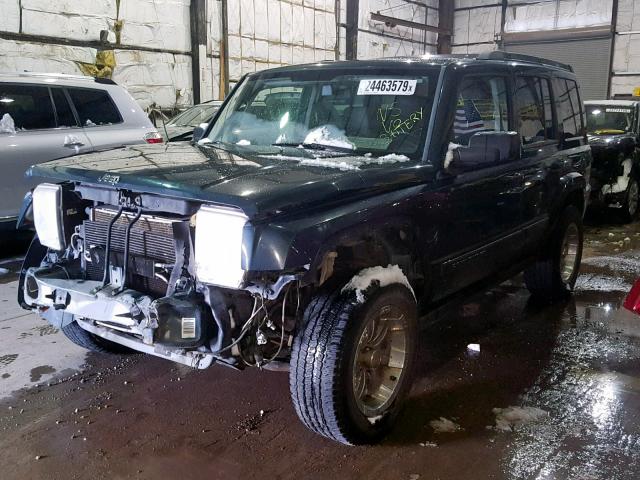 1J8HH48N67C512690 - 2007 JEEP COMMANDER შავი ფოტო 2