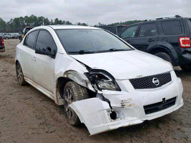 3N1AB6APXBL730679 - 2011 NISSAN SENTRA 2.0 WHITE photo 1