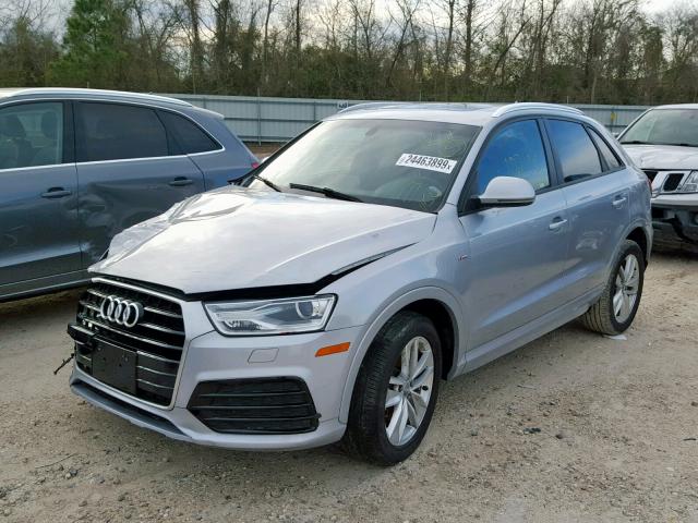 WA1BCCFS4JR010144 - 2018 AUDI Q3 PREMIUM SILVER photo 2