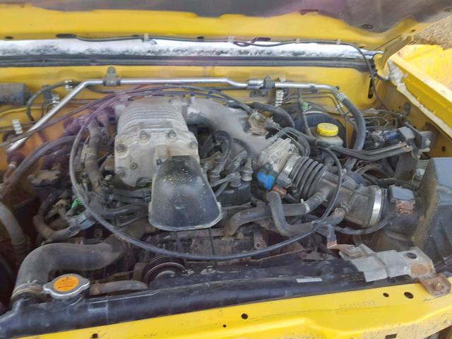 1N6MD27Y14C416492 - 2004 NISSAN FRONTIER C YELLOW photo 7