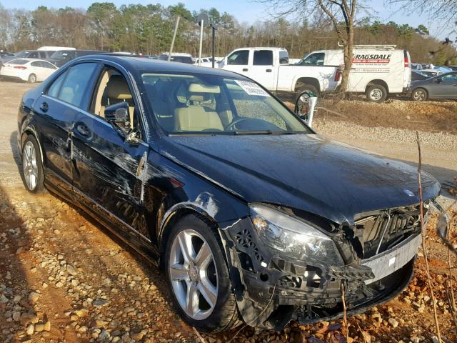 WDDGF5EB7BA459968 - 2011 MERCEDES-BENZ C 300 BLACK photo 1