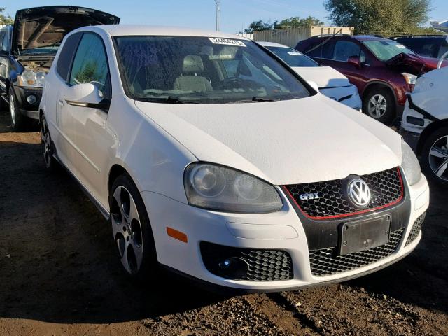 WVWFD71K09W001778 - 2009 VOLKSWAGEN GTI WHITE photo 1