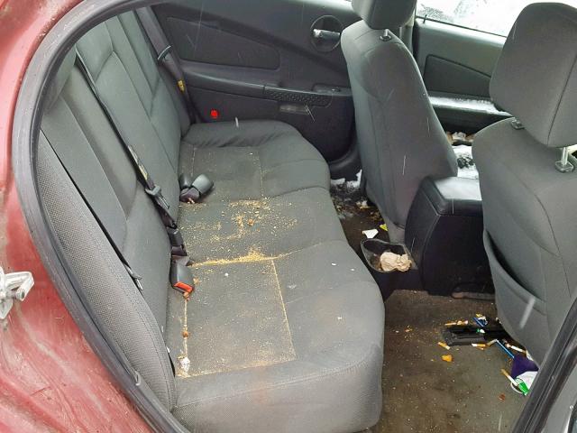 2G2WP522951273486 - 2005 PONTIAC GRAND PRIX MAROON photo 6