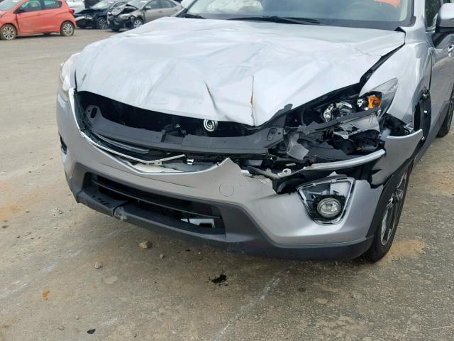 JM3KE2DY9G0803302 - 2016 MAZDA CX-5 GT SILVER photo 9