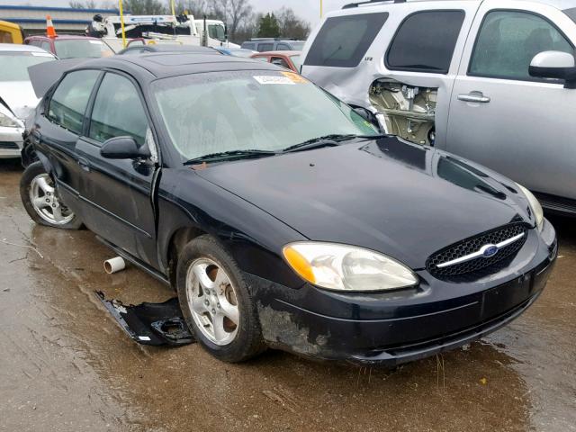 1FAFP55U93A147369 - 2003 FORD TAURUS SES BLACK photo 1