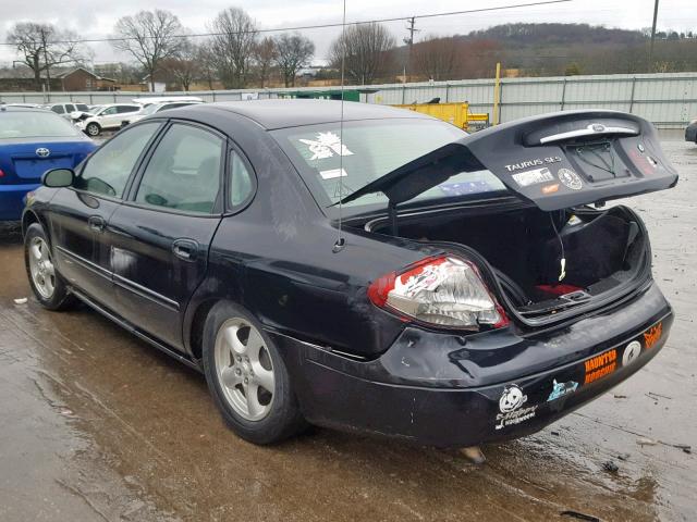 1FAFP55U93A147369 - 2003 FORD TAURUS SES BLACK photo 3