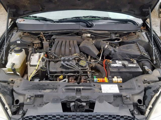 1FAFP55U93A147369 - 2003 FORD TAURUS SES BLACK photo 7