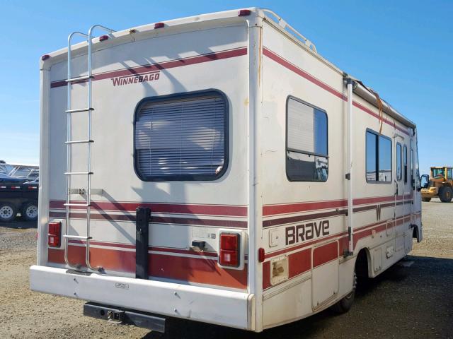 1GBJP37N3M3317296 - 1992 CHEVROLET WINNEBAGO WHITE photo 4