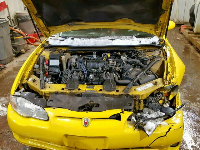 2G1WX15K529372831 - 2002 CHEVROLET MONTE CARL YELLOW photo 7