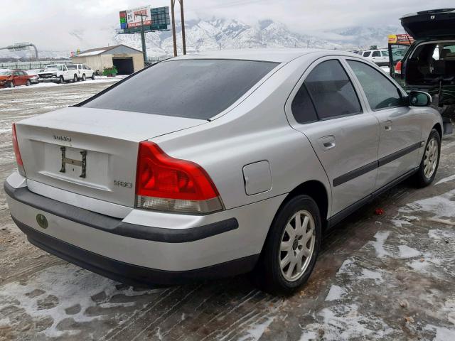 YV1RS61R412068206 - 2001 VOLVO S60 SILVER photo 4