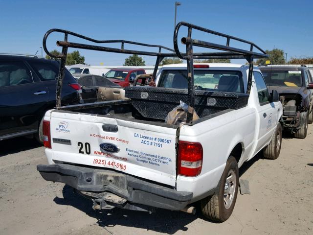 1FTKR1AD7APA58606 - 2010 FORD RANGER WHITE photo 4