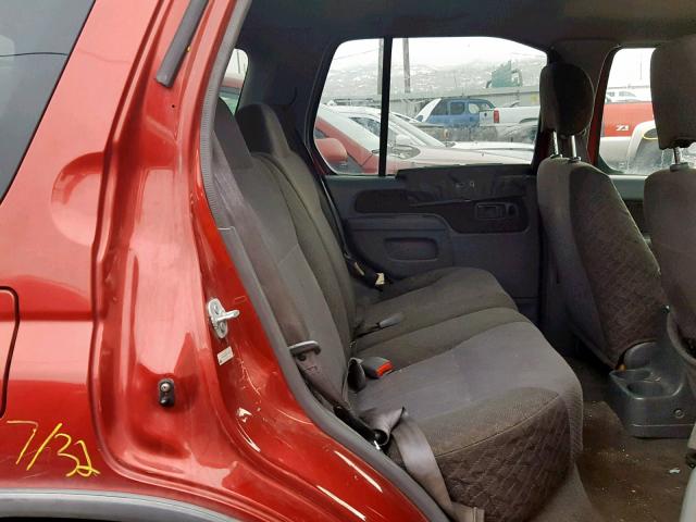 5N1ED28Y51C570393 - 2001 NISSAN XTERRA XE MAROON photo 6