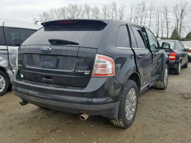 2FMDK49CX8BB11290 - 2008 FORD EDGE LIMIT BLACK photo 4