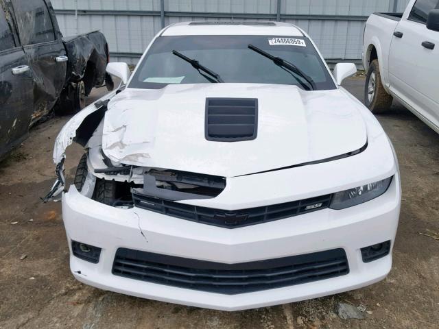 2G1FS1EWXE9226611 - 2014 CHEVROLET CAMARO SS WHITE photo 7