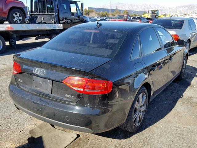 WAUAFAFL6AN065382 - 2010 AUDI A4 PREMIUM BLACK photo 4