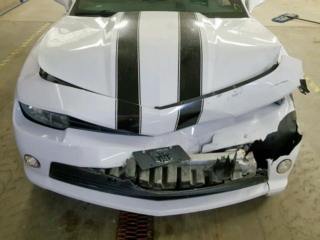 2G1FA1E38E9252990 - 2014 CHEVROLET CAMARO LS WHITE photo 7