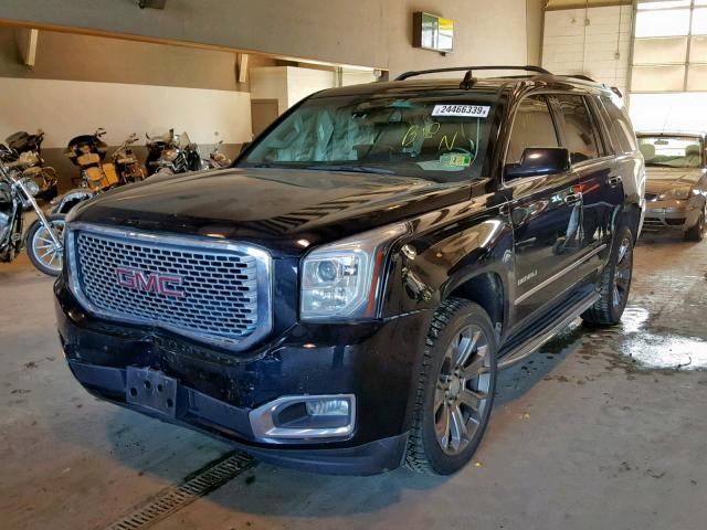 1GKS2CKJ3FR506411 - 2015 GMC YUKON DENA BLACK photo 2