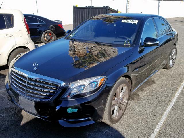 WDDUG6DB0HA293387 - 2017 MERCEDES-BENZ S 550E BLACK photo 2