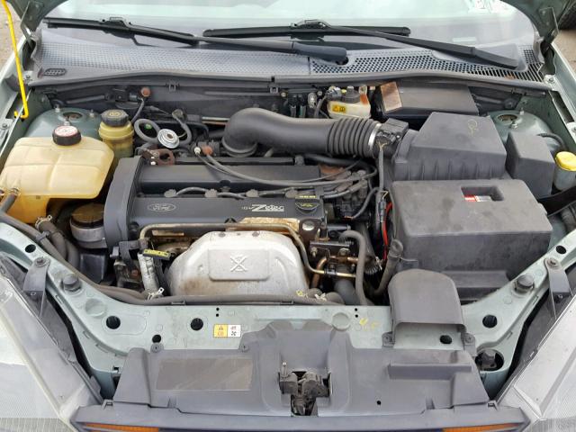 1FAFP343X4W181032 - 2004 FORD FOCUS SE C GREEN photo 7