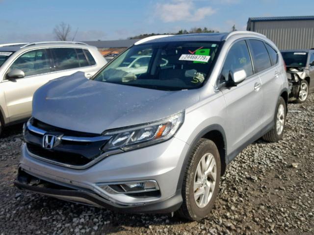 2HKRM3H79GH507782 - 2016 HONDA CR-V EXL SILVER photo 2