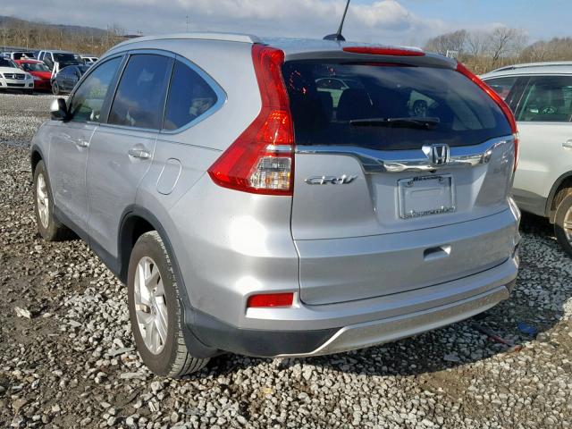 2HKRM3H79GH507782 - 2016 HONDA CR-V EXL SILVER photo 3