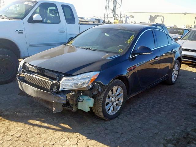 2G4GS5ER1D9223443 - 2013 BUICK REGAL PREM BLACK photo 2