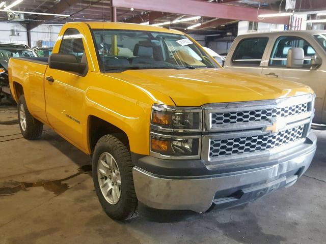 1GCNCREC0EZ302282 - 2014 CHEVROLET SILVERADO YELLOW photo 1