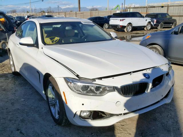 WBA3N5C58EF716441 - 2014 BMW 428 XI WHITE photo 1