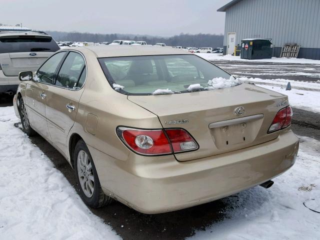 JTHBF30G920058955 - 2002 LEXUS ES 300 TAN photo 3