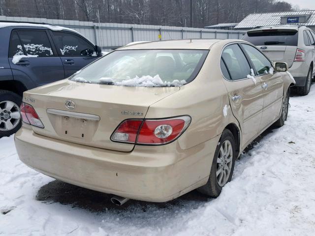 JTHBF30G920058955 - 2002 LEXUS ES 300 TAN photo 4