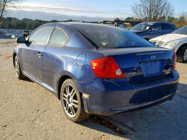 JTKDE177750032486 - 2005 TOYOTA SCION TC BLUE photo 3