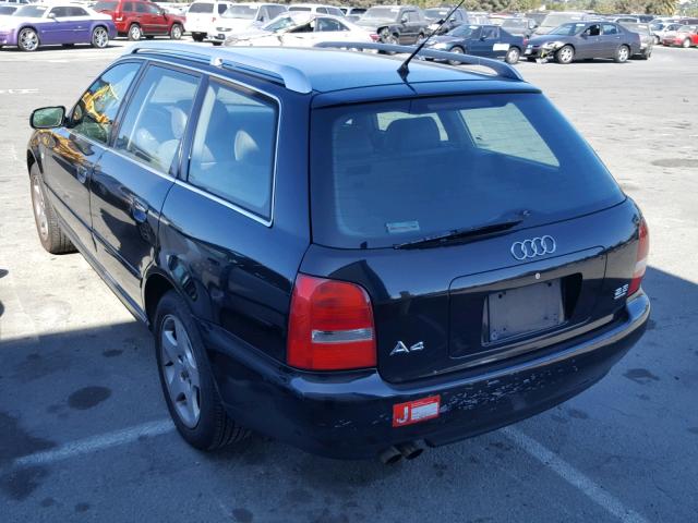 WAUKH68D0YA127412 - 2000 AUDI A4 2.8 AVA BLACK photo 3