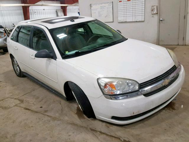 1G1ZT64855F173172 - 2005 CHEVROLET MALIBU MAX WHITE photo 1